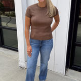 Cam Sweater Top - Brown