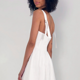 Sami Braided Mini Dress - White