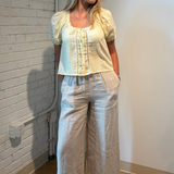 Bree Lace Top - Butter