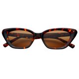 Mia Cat Eye Sunglasses - Brown Tortoise