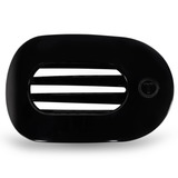 Medium Flat Round Clip - Jet Black