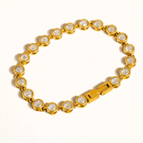 Amity Round Rhinestone Bracelet