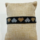 Hart Beaded Bracelet - Black Multi