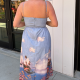 Nille Maxi Dress - Blue Multi