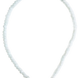 Mini Candy Beaded Necklace - Ice White