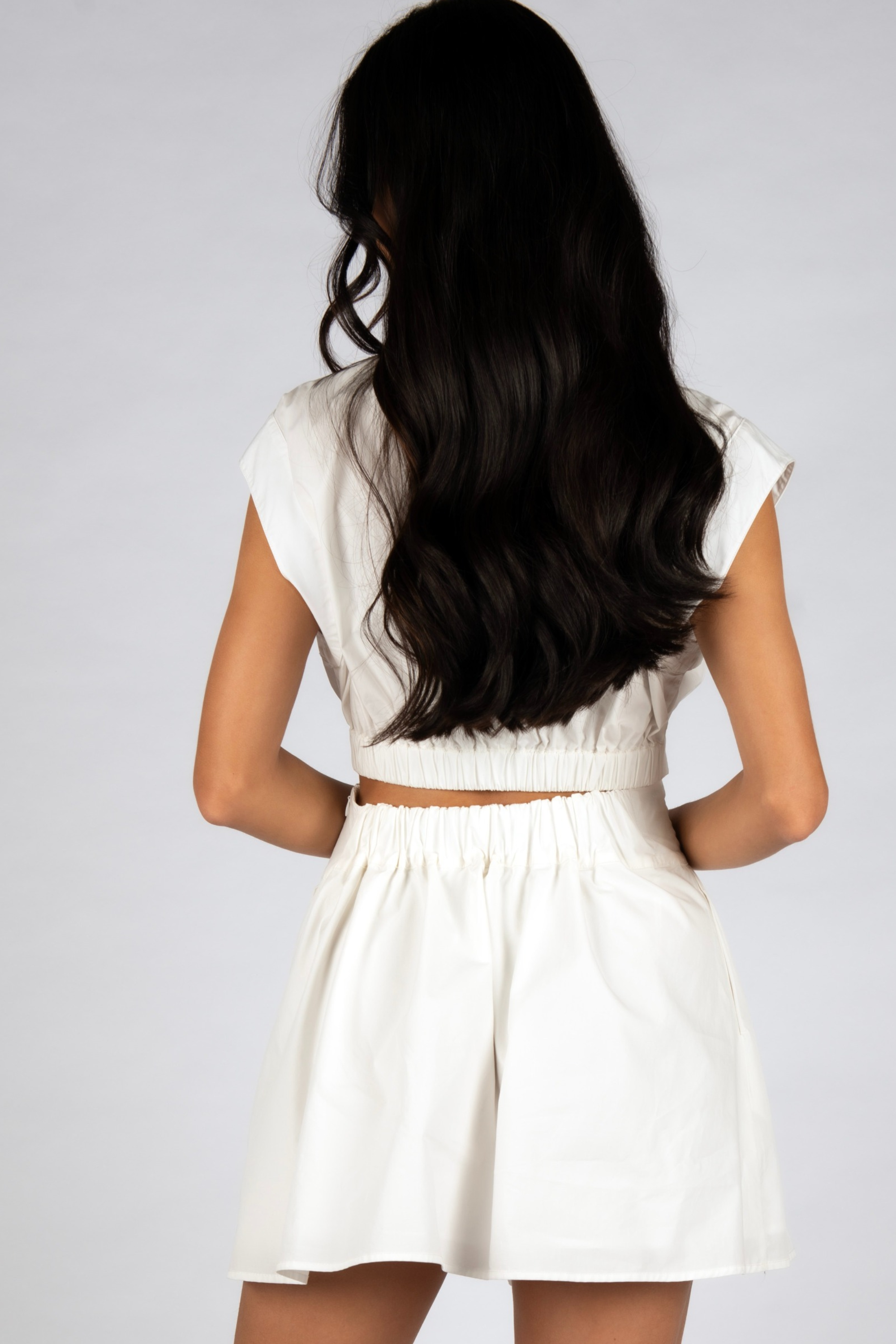 Elise Cutout Mini Dress - White