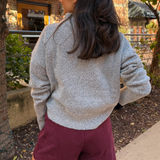 Ginette Leather Shorts - Bordeaux