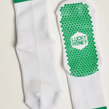 Koda Stripe Grip Socks - Kelly Green