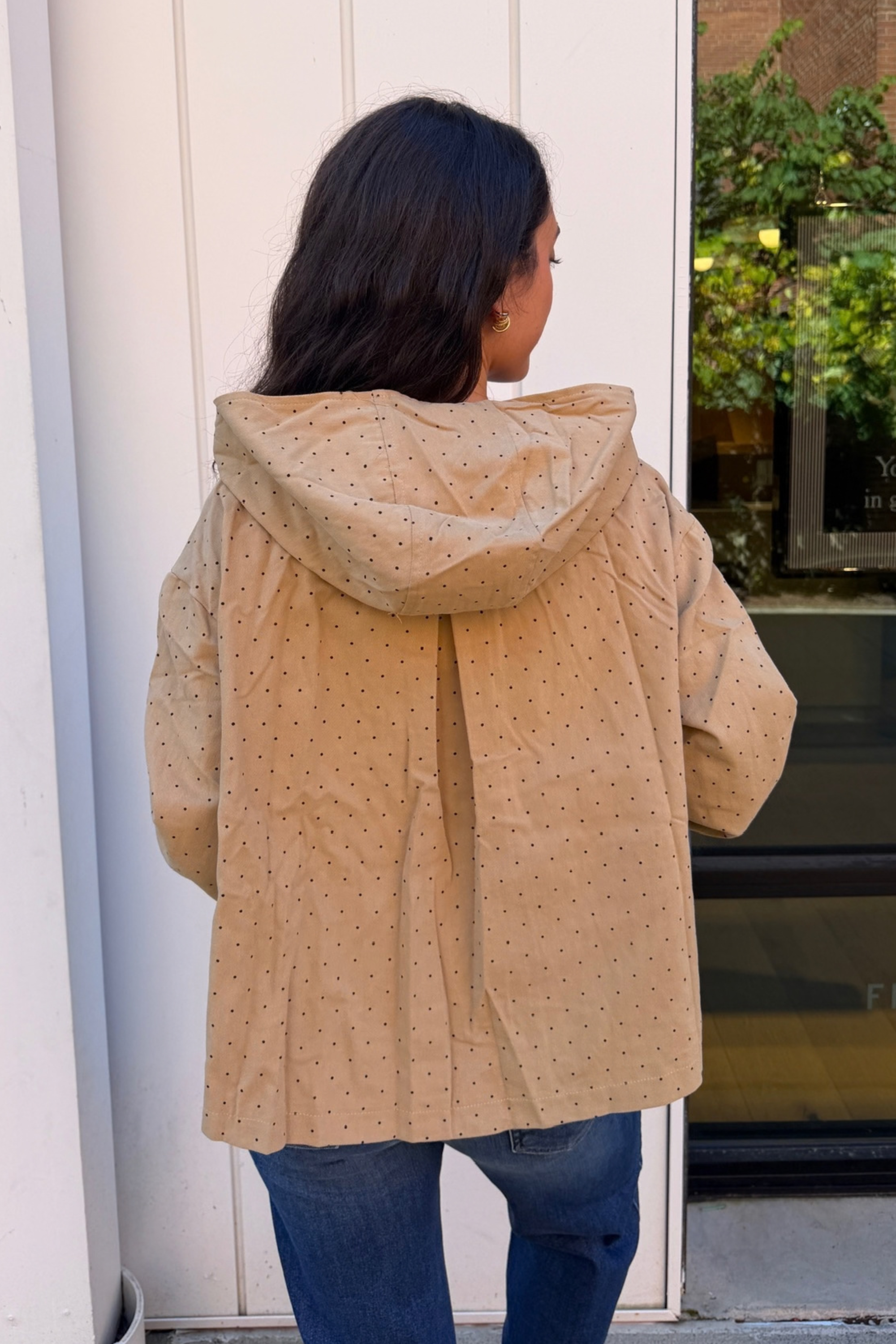 Paloma Polka Dot Jacket - Beige Dot