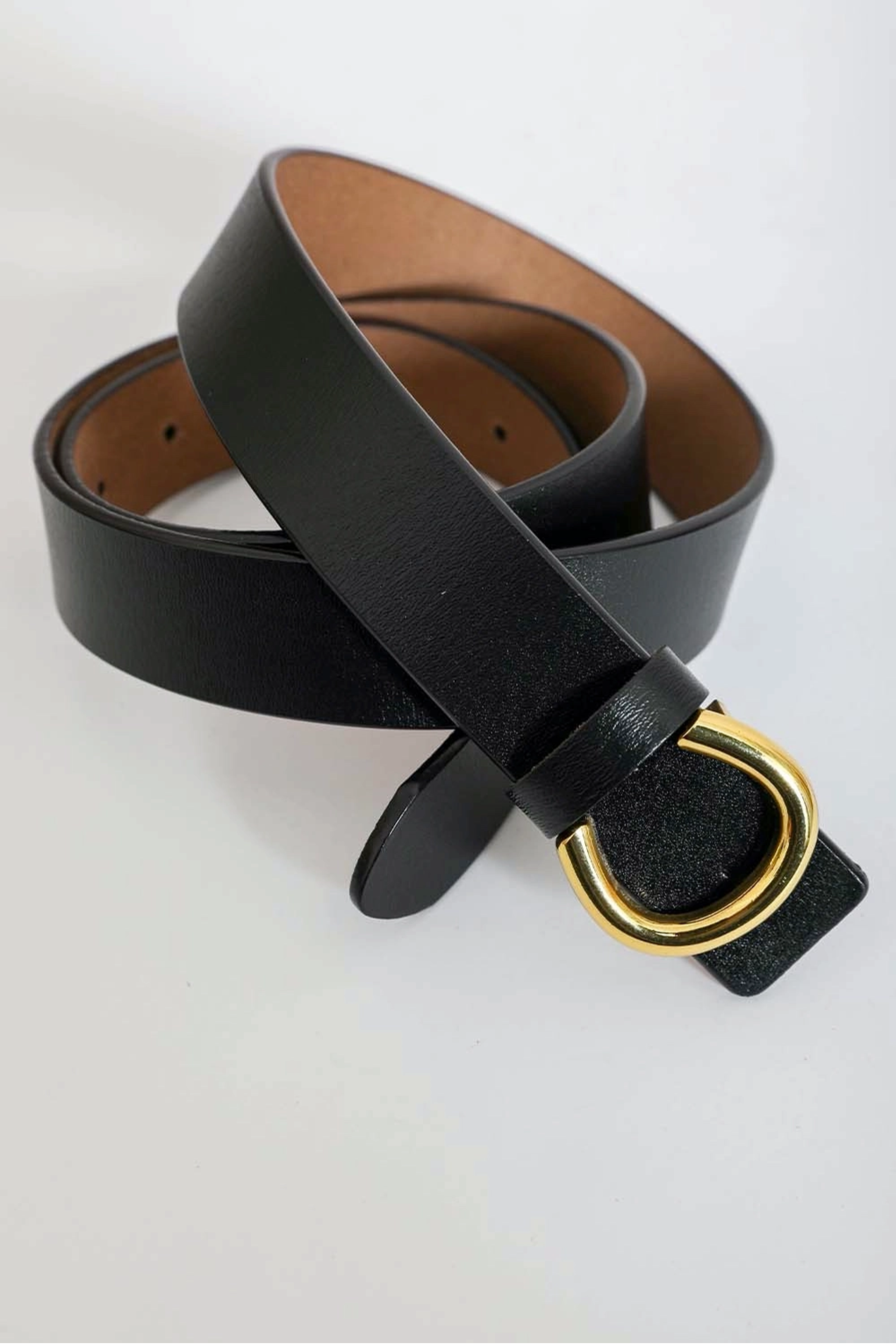 Small Horseshoe Belt - Black