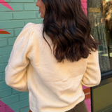 Noli Long Sleeve Cardigan - Ivory