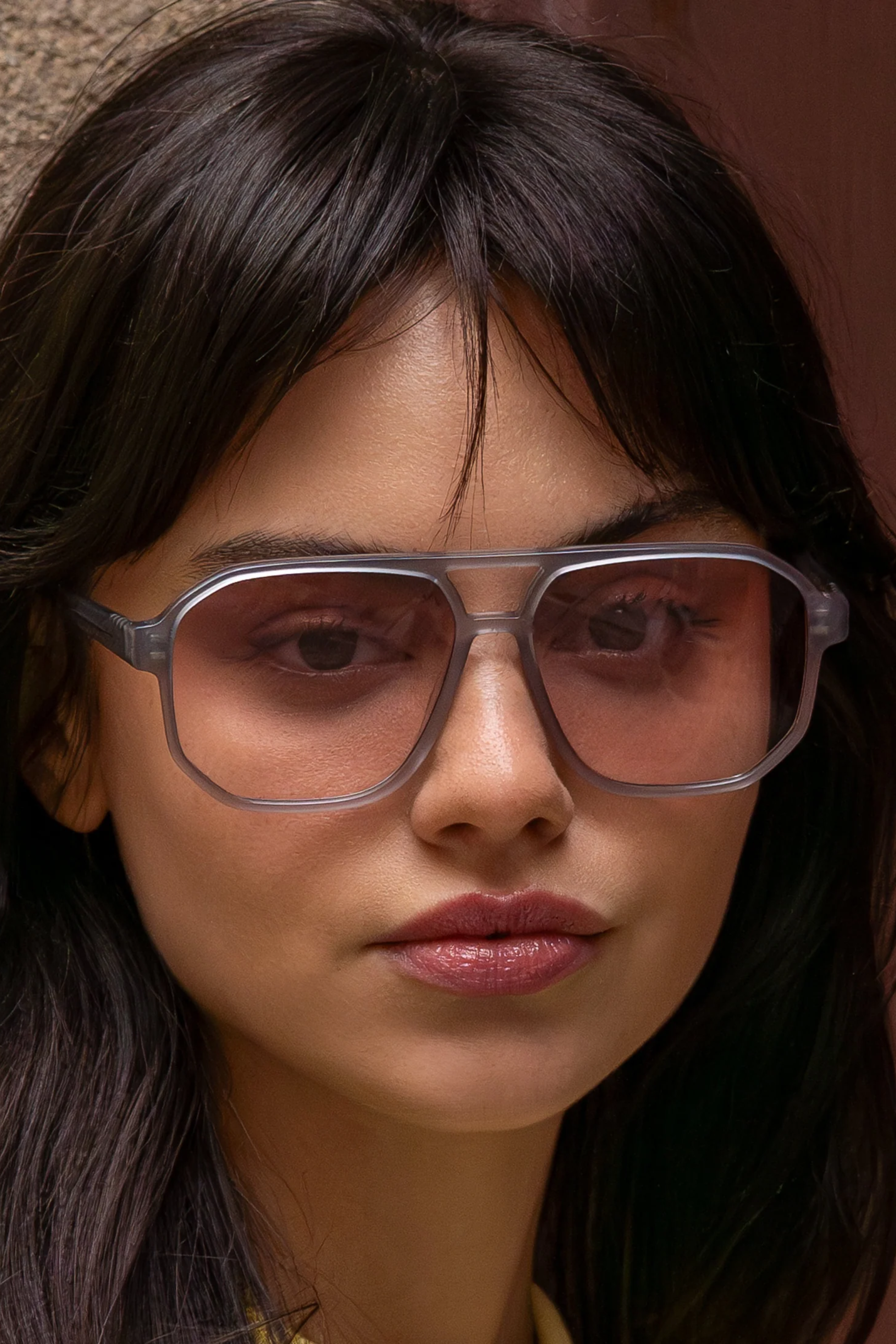 Billie Aviator Sunglasses - Grey
