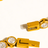 Amity Round Rhinestone Bracelet