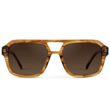 Sydney Aviator Sunglasses - Crystal Brown
