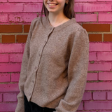 Noli Long Sleeve Cardigan - Mocha