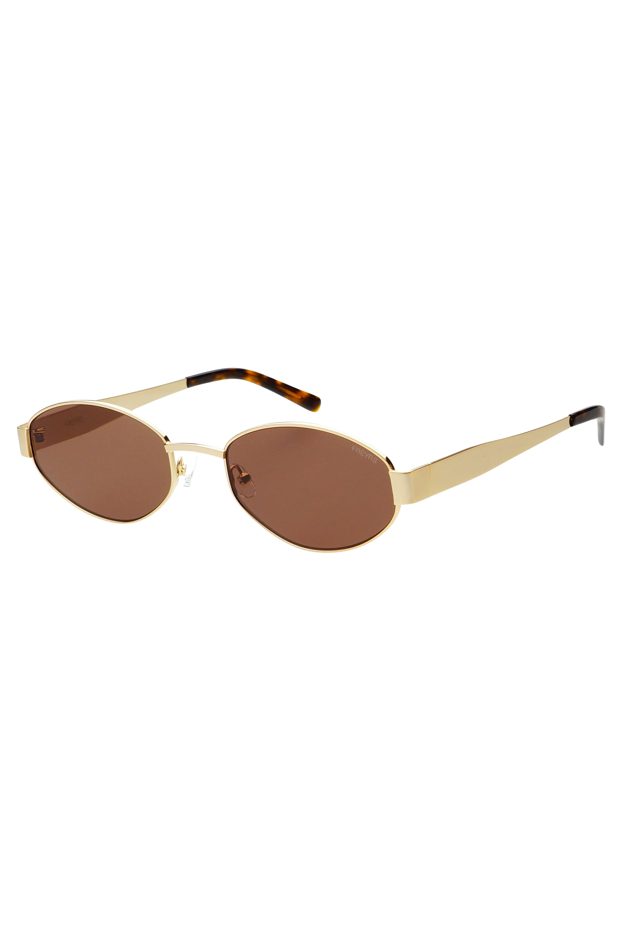 Soho Oval Sunglasses - Gold / Brown