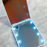 LED Mini Cosmetic Mirror - Peppermint