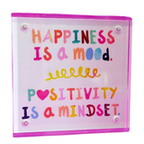 Motivational Decor Block -  Happiness is a Mood