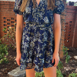 Odyssey Puff Sleeve Mini Dress - Winter