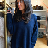 Shelby Sweater - Dusty Navy