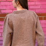 Noli Long Sleeve Cardigan - Mocha