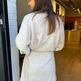 Bea Belted Open Cardigan - Oatmeal